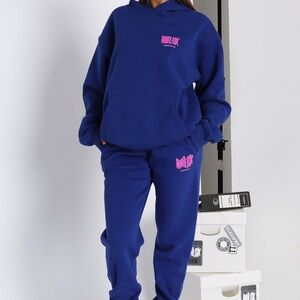 White Fox Boutique Blue Track Pants & Joggers